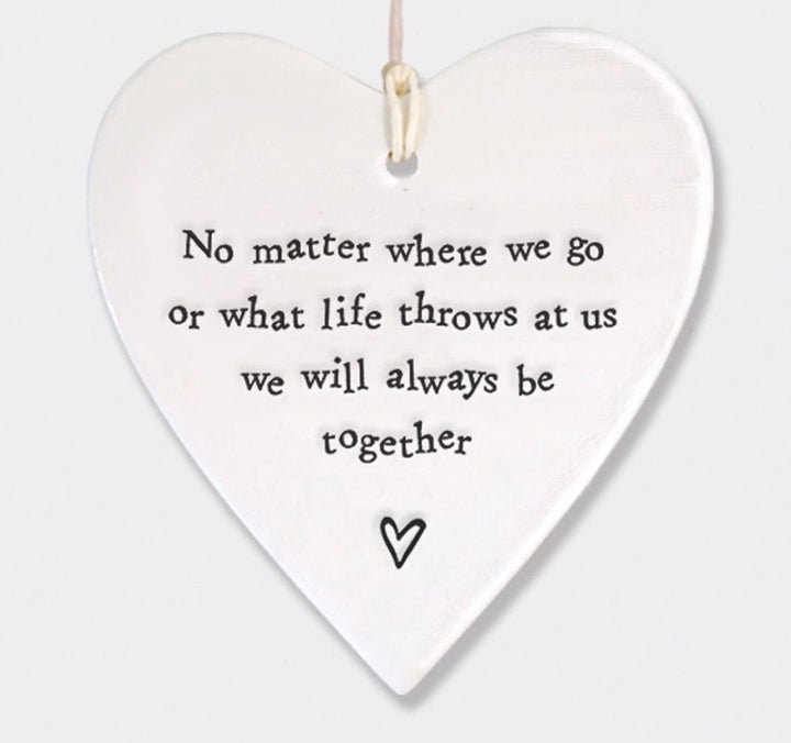 Porcelain Hanging Heart