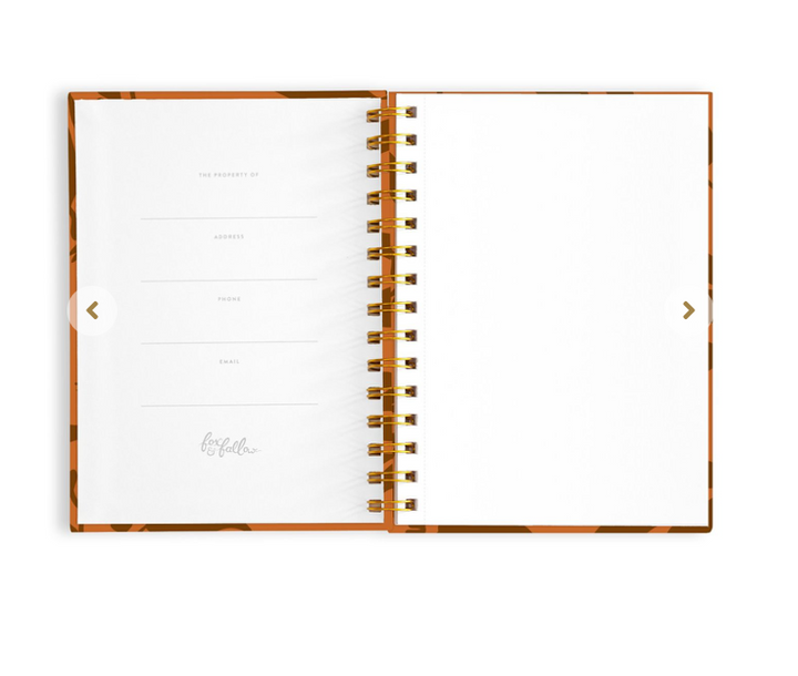 Spiral Sketchbook Medium Rust Eucalyptus