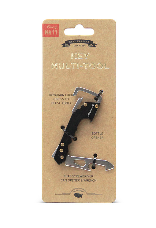 Multi Tool Key Ring Black