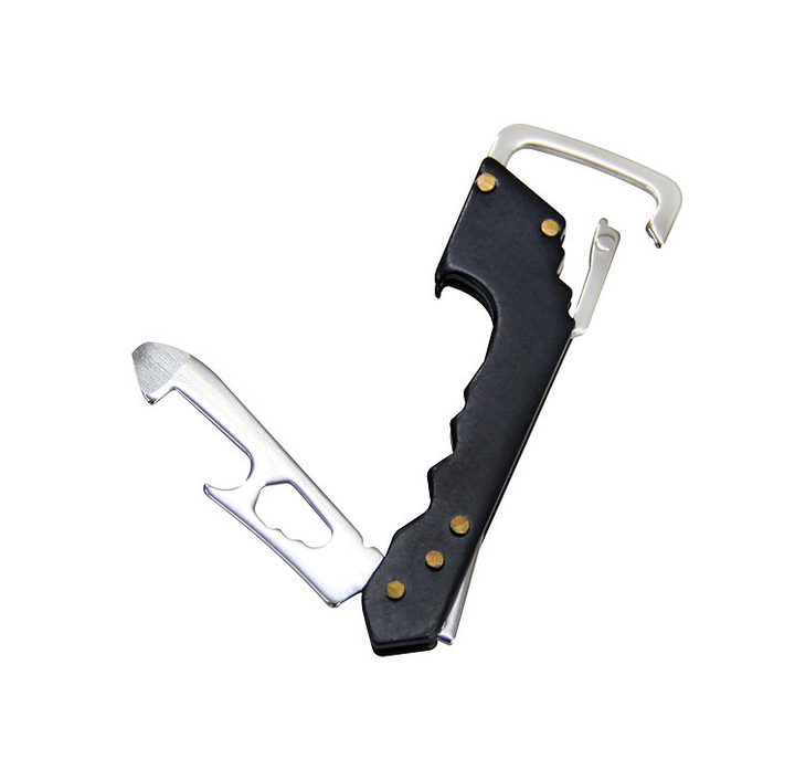 Multi Tool Key Ring Black