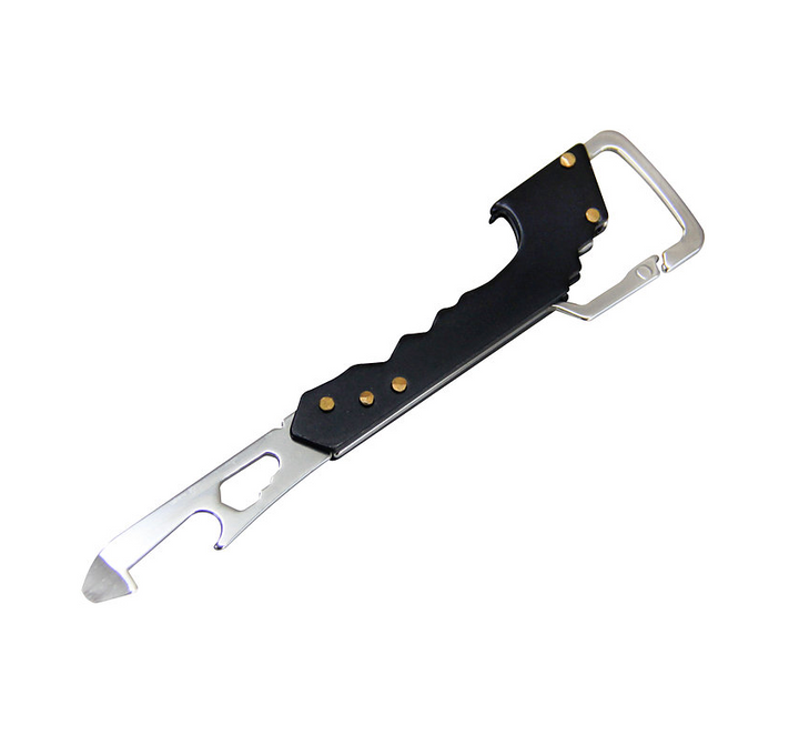 Multi Tool Key Ring Black