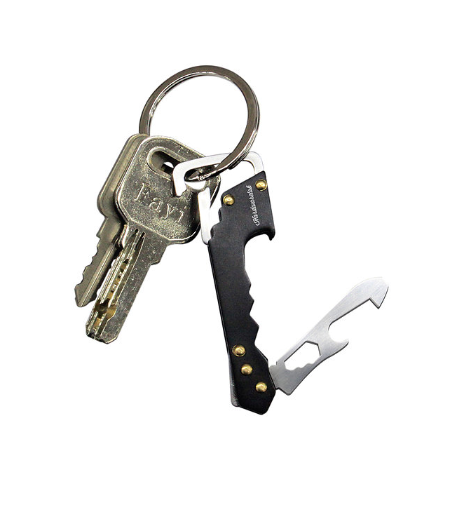 Multi Tool Key Ring Black