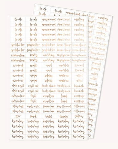 Word Stickers Set/2