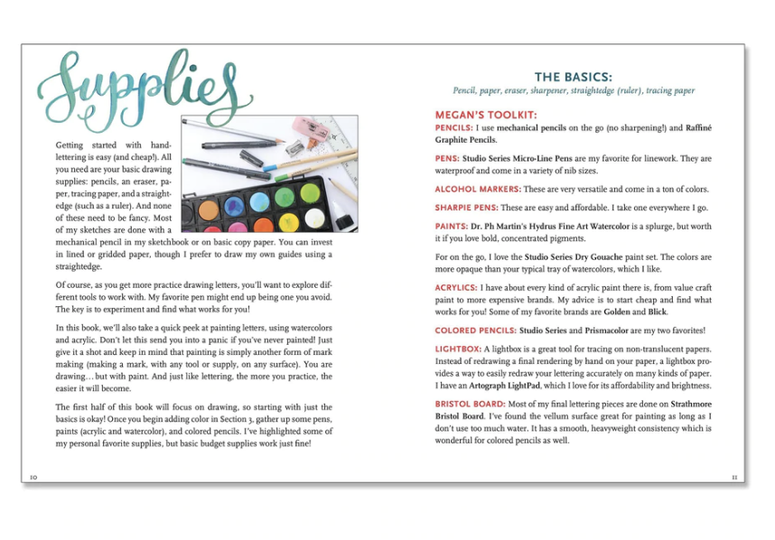 Hand Lettering -An Interactive Guide