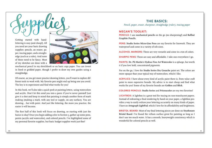 Hand Lettering -An Interactive Guide
