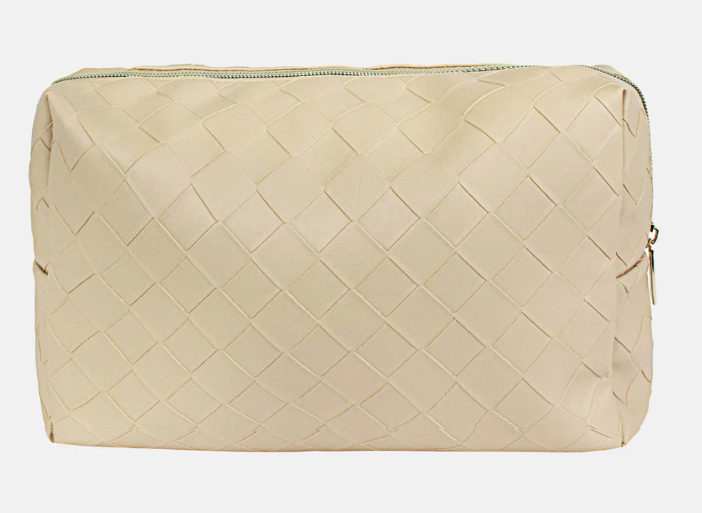 Woven Cosmetic Bag  Large