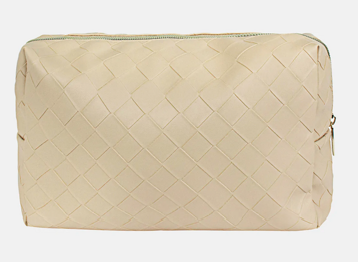 Woven Cosmetic Bag  Large