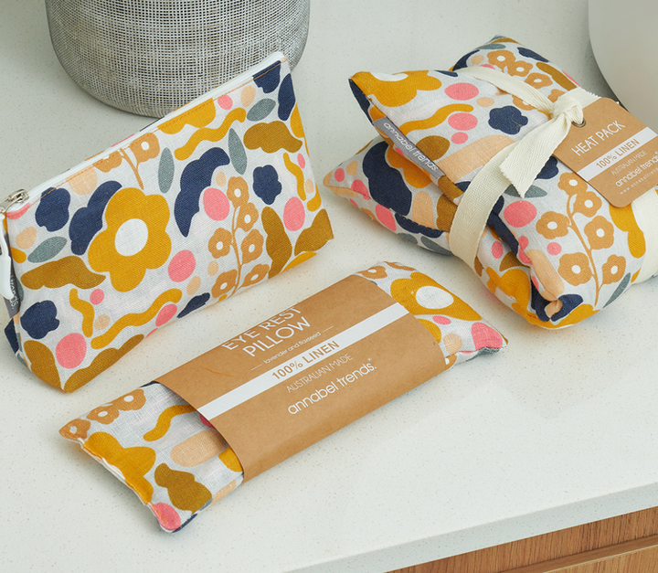 Cosmetic Bag Linen–Sm