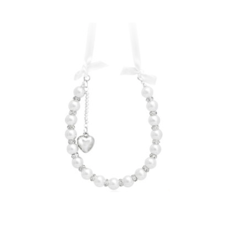 Wedding Charm Pearl & Diamante Horseshoe