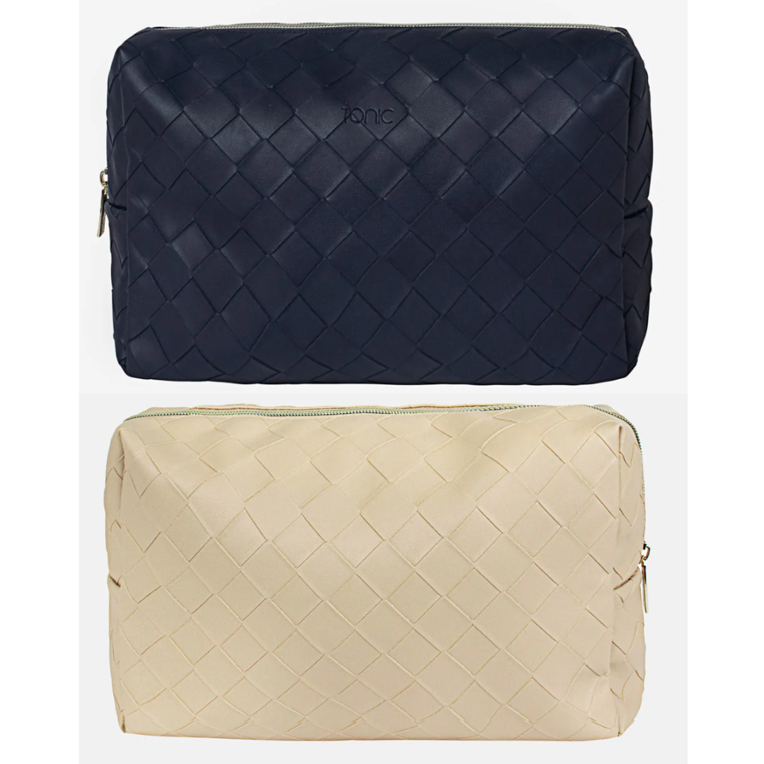 Woven Cosmetic Bag  Large