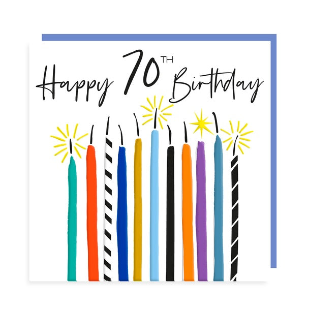 Card 70 Candles