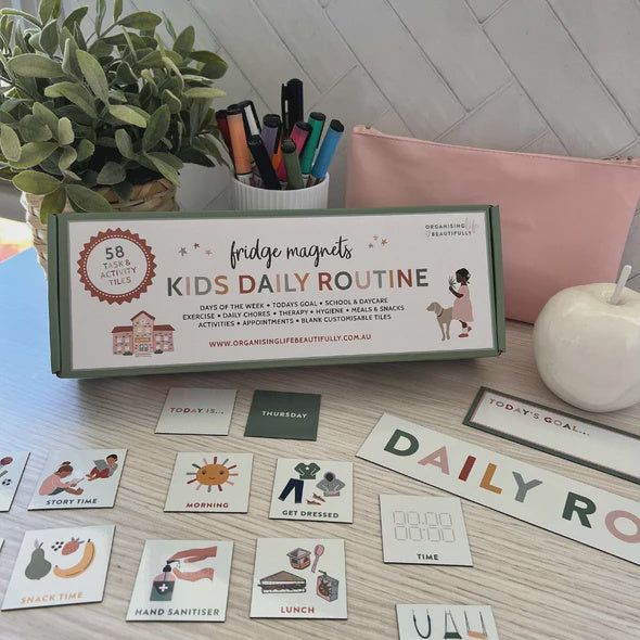 Kids Daily Routine Magnets – Clover & Arrow